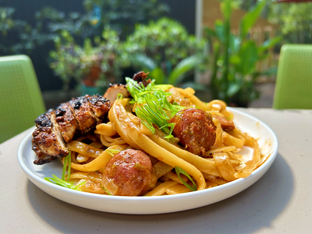 Gumbo-Style Pasta With Blackened&nbsp;Chicken